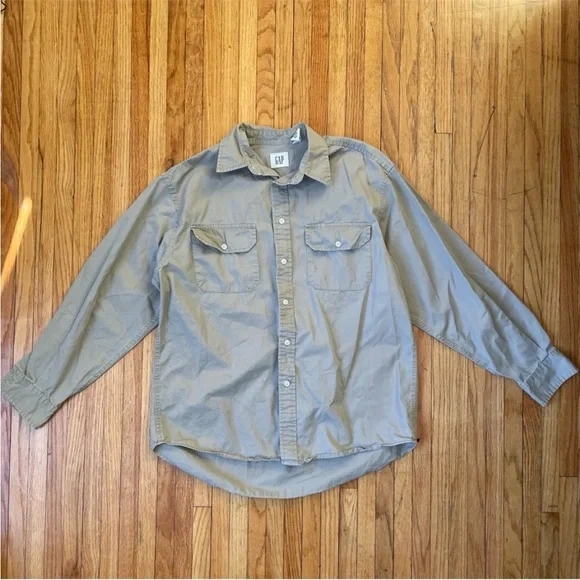 GAP VTG Men’s Utility Pocket Shirt - Picture 2 of 6